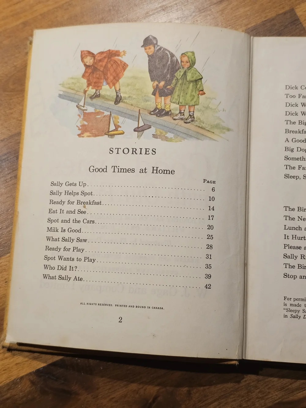 Good Times with Our Friends 1950s Vintage Yellow Hardcover Dick And Jane Book - Picture 2 of 7